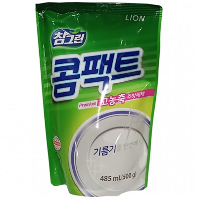 LION CHARM Green Средство для мытья посуды, овощей и фруктов (Зеленый чай) 500 г