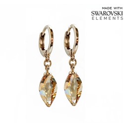 Серьги с кристаллами Swarovski