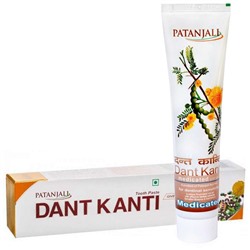 Patanjali Ayurveda Dant Kanti - Medicated Gel / Зубная паста-гель Патанджали 100 г