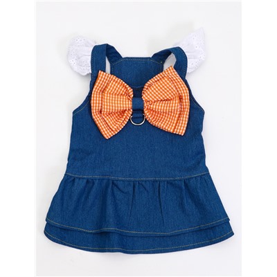 Платье для животных «Стиль», под джинсу, M, ДС 30, ОГ 40 см