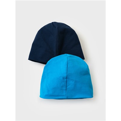 Шапка трикотажная для мальчиков, 2 шт в комплекте