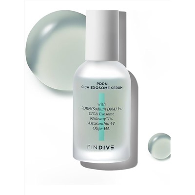 FINDIVE Сыворотка с ПДРН и экзосомами PDRN Cica Exosome Serum