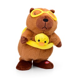 Капибара "Отдых на пляже" (ходит, поёт) в коробке