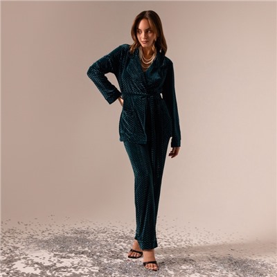 Жакет женский KAFTAN «Бархат», размер 40, зелёный