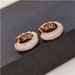 Серьги коллекция "Xuping" покрытие позолота, вставка: фианиты, Х000766870, арт.001.225