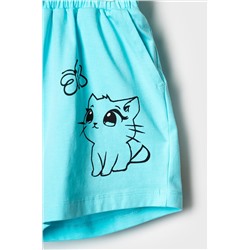 Шорты трикотажные для девочек, 2 шт в комплекте PLAYTODAY, 1240260