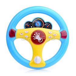 Руль "Заводи поехали!" звук,подсветка,на батарейках, в коробке