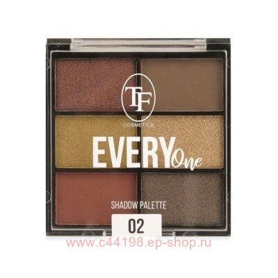Triumph Тени Палитра тон 02 Бронзовый 6 тонов Every One СTE 37