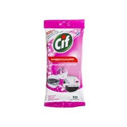 Влажные салфетки Cif, для очищения поверхностей, 30 шт.