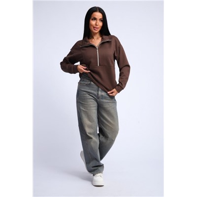 Женская толстовка 31981 (Коричневый)