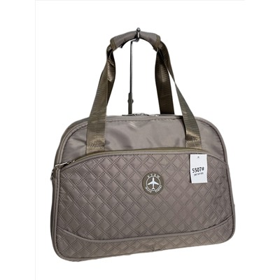 Дорожная сумка из текстиля, цвет бежевый