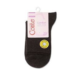 Носки женские CONTE Однотонные носки из пряжи с вискозой и кашемиром COMFORT, 20С-67СП шоколадный 00
