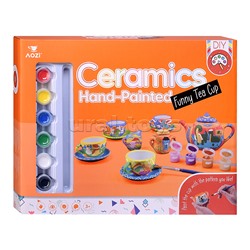 Набор творческая мастерская "Раскрась посудку" в коробке
