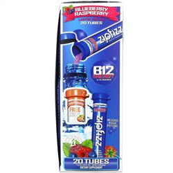 Zipfizz, Healthy Energy Mix With Vitamin B12, Blueberry Raspberry, 20 Tubes, 0.39 oz (11 g) Each