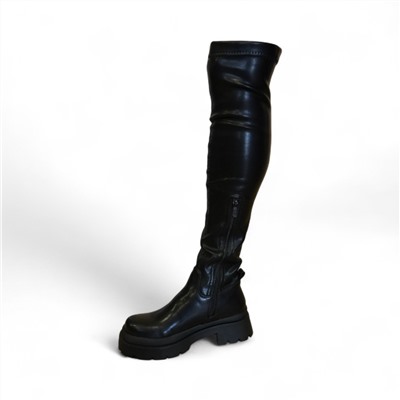 Сапоги-чулки евро зима К206-13 черные