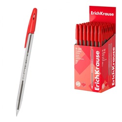 Ручка шариковая R-301 "Классика" 1.0мм 43186 красная ErichKrause