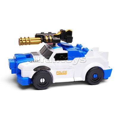 Робот трансформирующийся в служебное авто, в коробке