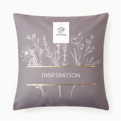 Чехол на подушку «Этель» March, 40×40 см, велюр