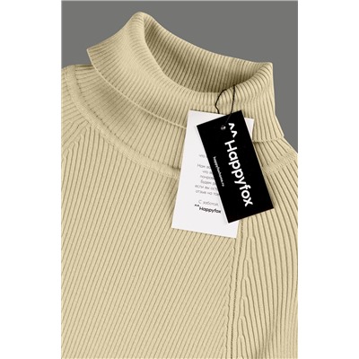 Женская водолазка в рубчик Happyfox