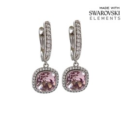 Серьги с кристаллами Swarovski