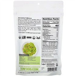 Sunfood, Superfoods, Raw Organic Maca Powder, 8 oz (227 g)