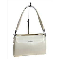 Женская сумка из искусственной кожи, цвет молочный