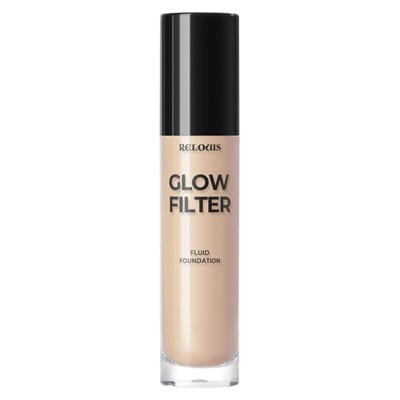 Сияющий тональный флюид с эффектом «фильтра» Glow Filter Fluid Foundation, тон 01 Light Beige