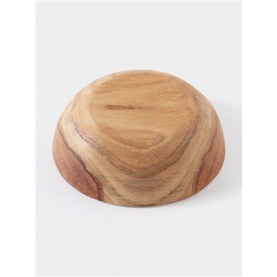 Миска, 12×12×4 см, тиковое дерево