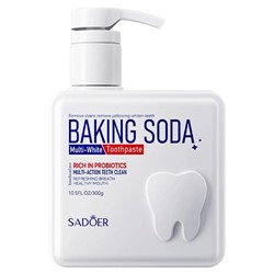 SADOER  Отбеливающая зубная паста сода, 300 гр