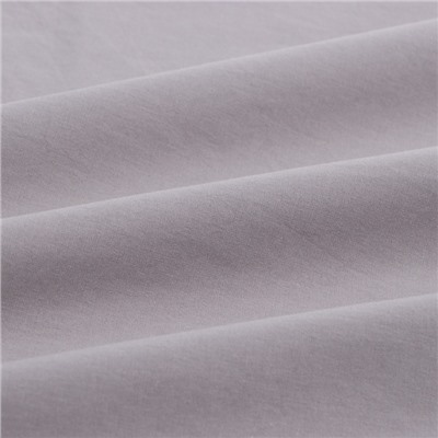 Простыня на резинке 1.5-спальная SL Home Cotton, 140×200+30 см, серая, жатый хлопок