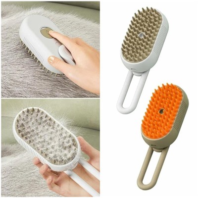 3 в 1 паровая щетка для кошек, электрическая расческа для кошек, массажная расческа для домашних животных для кошек, спрей для воды, щетки для ванны для кошек, товары для ухода за домашними животными