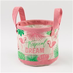 Текстильная корзинка Tropical dream, 14×12 см