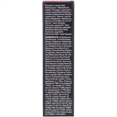 Smashbox, Always On Metallic Matte Liquid Lipstick, Bold Digger, 0.13 fl oz (4 ml)