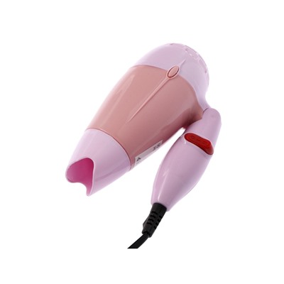 Фен Luazon LF-23, 800 Вт, 2 режима, складная ручка, розовый