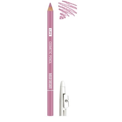 Карандаш косметический контурный для губ с точилкой тон 21 розовый нюд