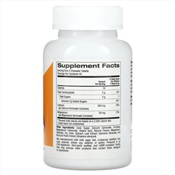 California Gold Nutrition, Жевательные таблетки с кальцием и магнием для детей, праздничный торт, 90 вегетарианских таблеток