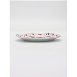 Тарелка новогодняя плоская «Зимний уют», d=19 см