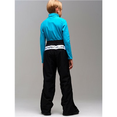Брюки текстильные с полиуретановым покрытием утепленные флисом для мальчиков