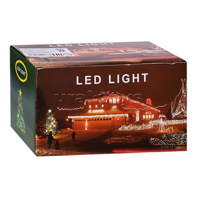 Электрогирлянда 3м, 20 ламп Цветочки, цветная