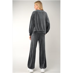 Женский велюровый костюм оверсайз Happyfox