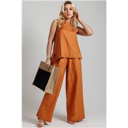 Брюки женские  Б3801/02/Терракотовый