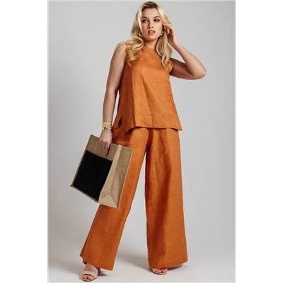 Брюки женские  Б3801/02/Терракотовый