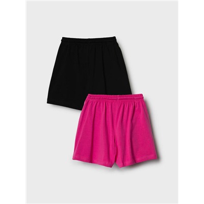 Шорты трикотажные для девочек, 2 шт в комплекте