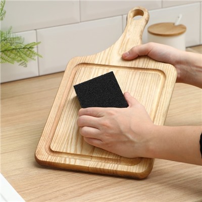 Губка чистящая «Чудо-губка», 10.5×7×2.5 см, усиленная