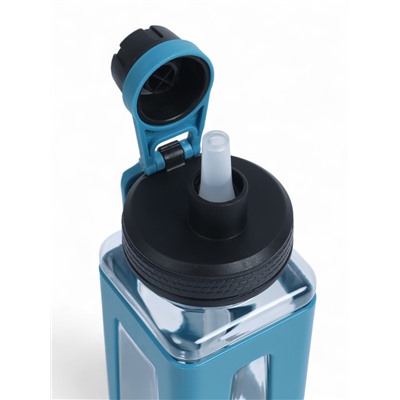 Спортивная бутылка для воды «Гава», 700 мл, 24×7 см, синяя