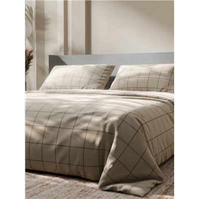 Постельное бельё 1.5-спальное «Этель. Клетка», бязь