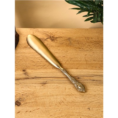 Ложка для обуви «Фамилия», 31 см, латунь