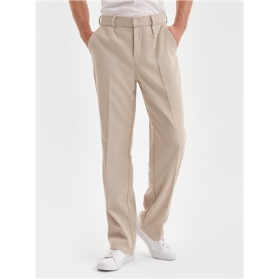 Брюки мужские MINAKU, серо-бежевые, размер 46