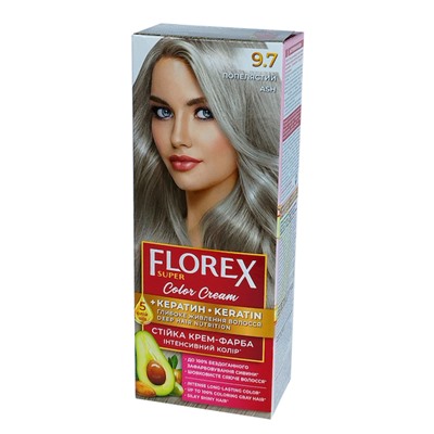 Краска для волос Florex Super 9.7 Пепельный