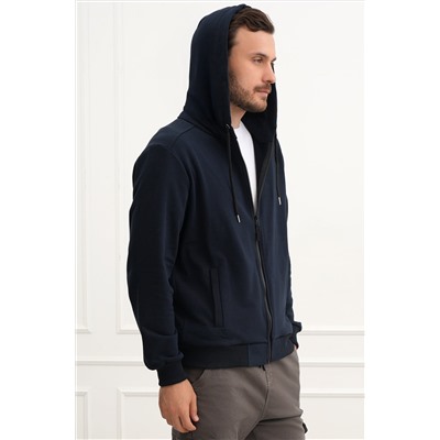 Мужская толстовка на молнии из футера трехнитки Happyfox